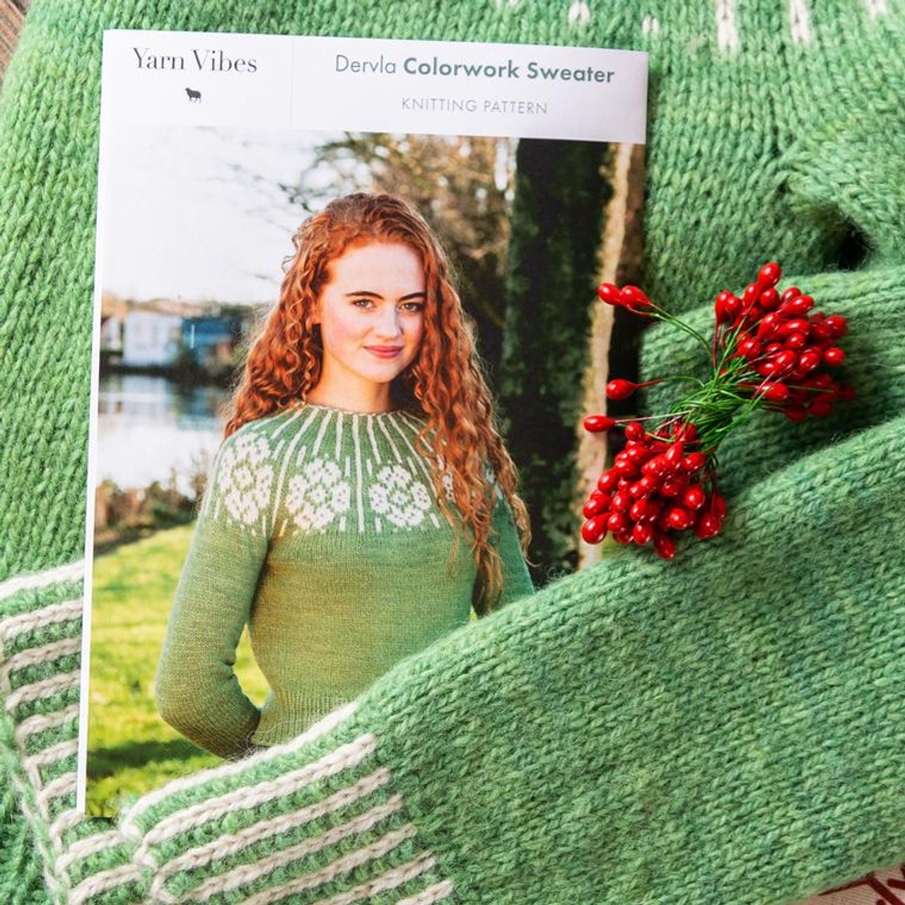 Dervla Colorwork Sweater Knitting Pattern