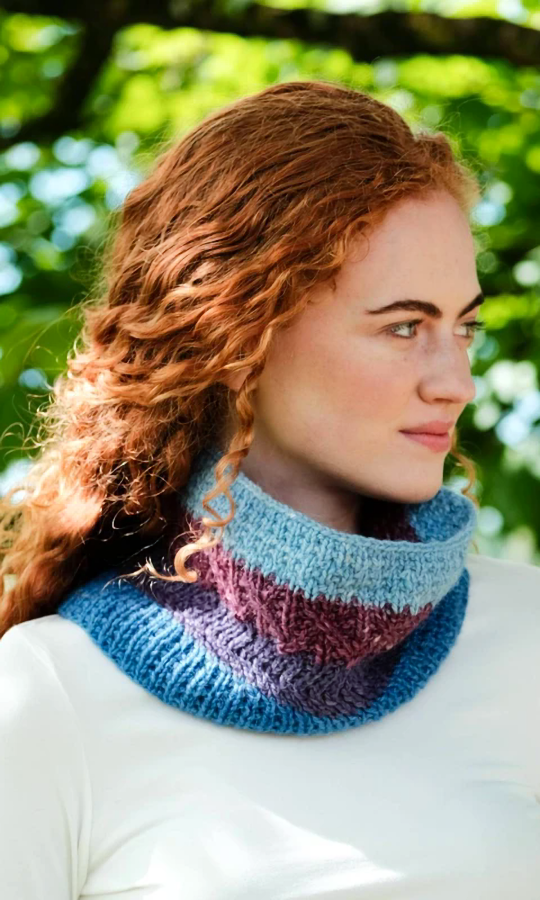 Saoirse Aran Cowl Knitting Pattern