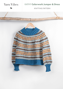 Kathy Colorwork Jumper & Dress Knitting Pattern (PDF) Kathy Colorwork Jumper & Dress Knitting Pattern (PDF)