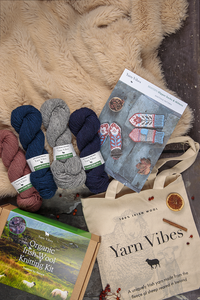 Brayden Slipper Socks & Mittens Knit Kit (Organic Limited Edition) Brayden Slipper Socks & Mittens Knit Kit (Organic Limited Edition)