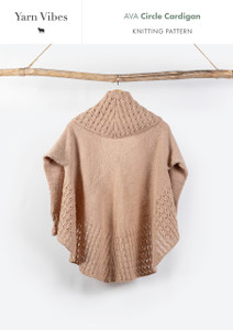 Ava Circle Cardigan Knitting Pattern Ava Circle Cardigan Knitting Pattern