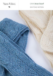 Liam Aran Scarf Knitting Pattern Liam Aran Scarf Knitting Pattern