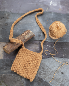 Yarn Vibes 100% Organic Irish Knitting Kit: Cairdeas Crossbody Bag Yarn Vibes 100% Organic Irish Knitting Kit: Cairdeas Crossbody Bag