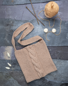 Yarn Vibes 100% Organic Irish Knitting Kit: Sonas Tote Bag Yarn Vibes 100% Organic Irish Knitting Kit: Sonas Tote Bag