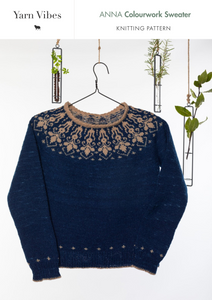 Anna Colorwork Sweater Knitting Pattern Anna Colorwork Sweater Knitting Pattern
