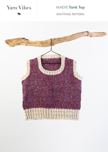Maeve Tank Top Knitting Pattern Maeve Tank Top Knitting Pattern