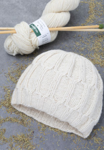 Orla Lattice Hat Yarn Vibes 100% Organic Knit Kit Orla Lattice Hat Yarn Vibes 100% Organic Knit Kit