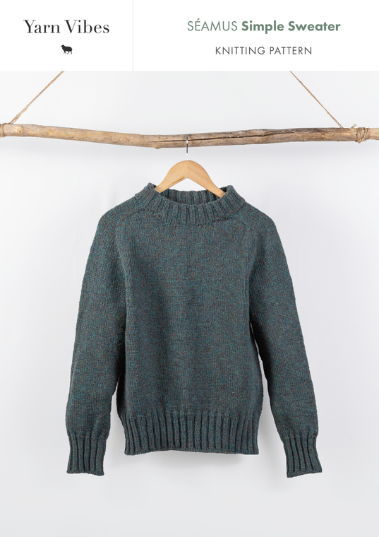 Séamus Simple Sweater Knitting Pattern