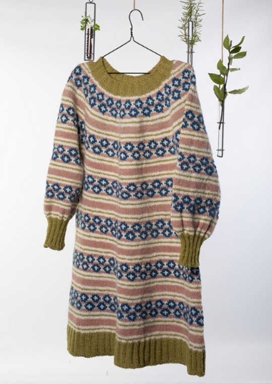 Kathy Colorwork Dress knitting pattern
