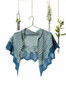 Tara Scalloped Edge Shawl Yarn Vibes 100% Organic Knit Kit
