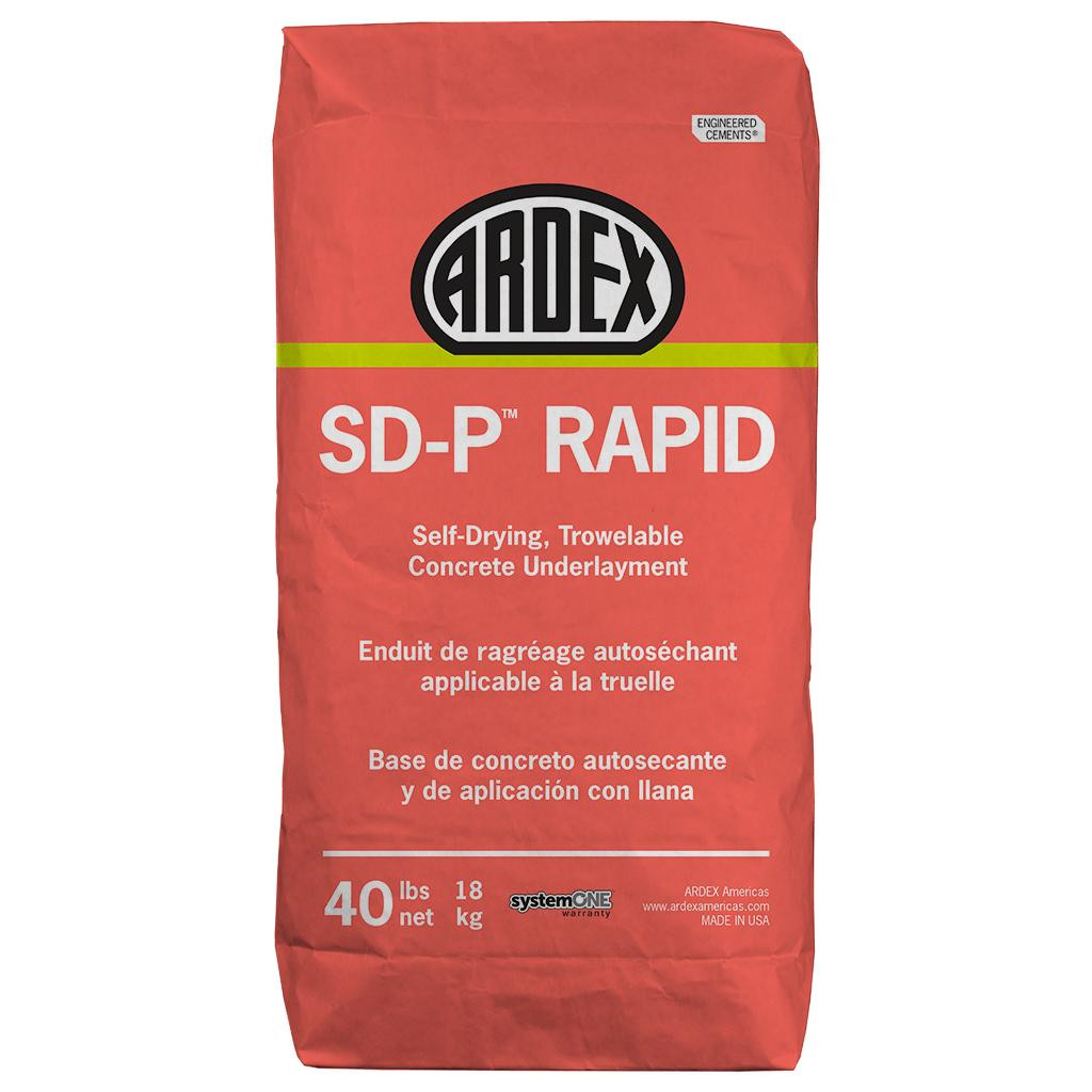 Ardex SDP Rapid Trowelable Concrete Underlayment 40 lb bag Chas. E