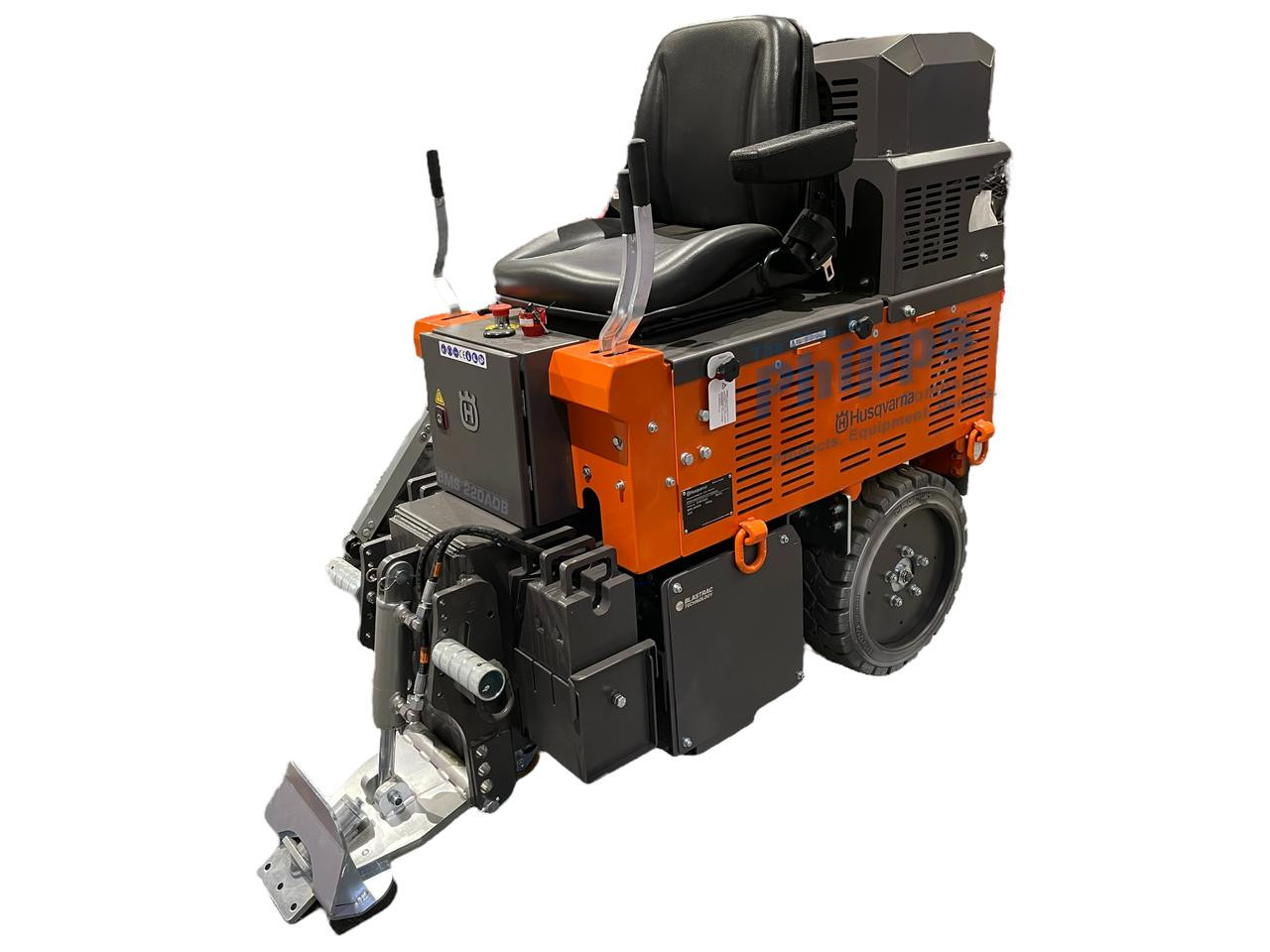 Husqvarna BMS 220ADB Battery Powered Riding Floor Scraper