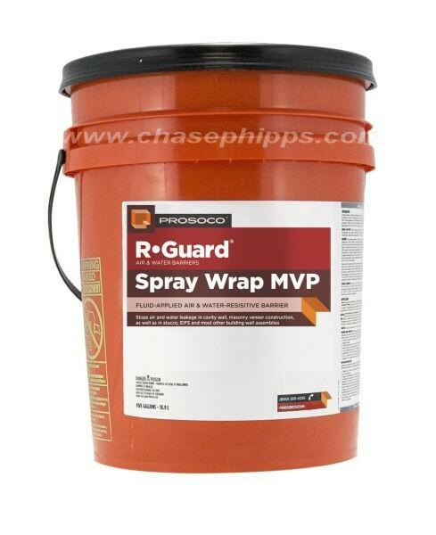 Prosoco R-Guard Spray Wrap MVP Fluid-Applied Air Barrier