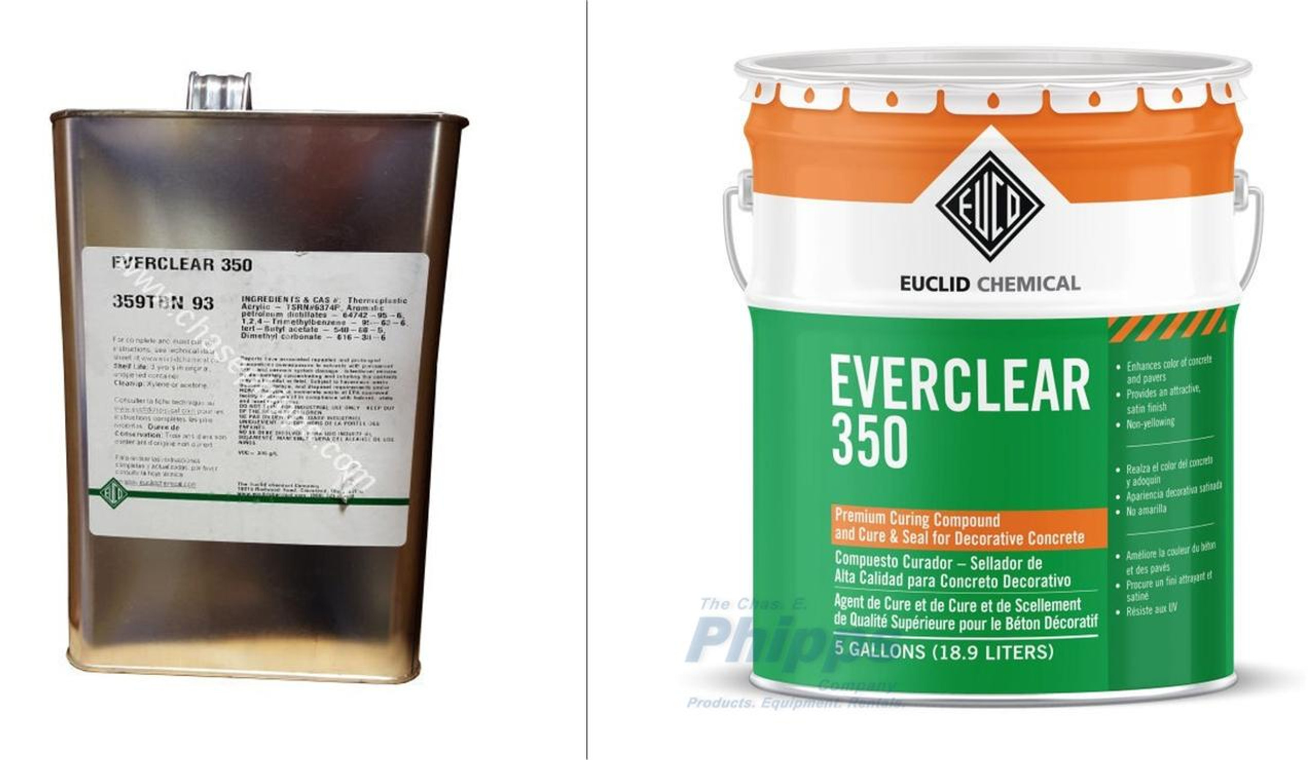 Euclid Chemical Super Diamond Clear 350 Stamped Concrete Sealer Chas. E. Phipps Euclid Chemical Super Diamond Clear 350 Stamped Concrete Sealer Chas. E. Phipps