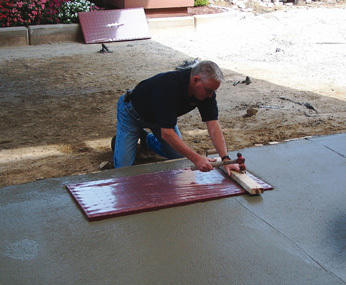 ADA Solutions Cast-In-Place ADA Tactile Panels, Brick Red | Chas. E. Phipps
