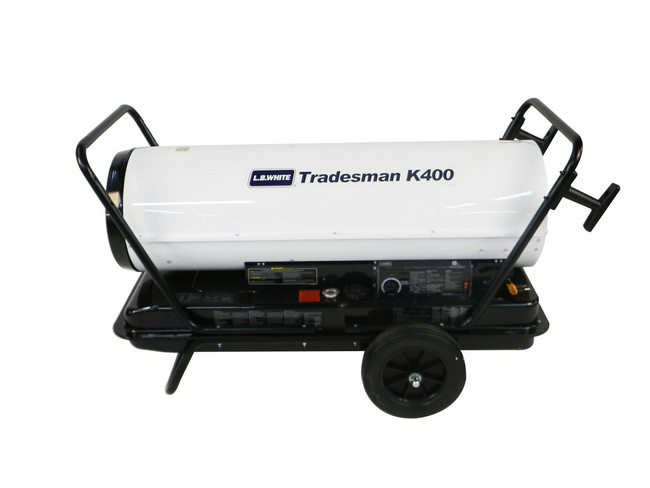  L.B. White Tradesman K400 Portable Kerosene Forced-Air Heater – 400,000 BTU 