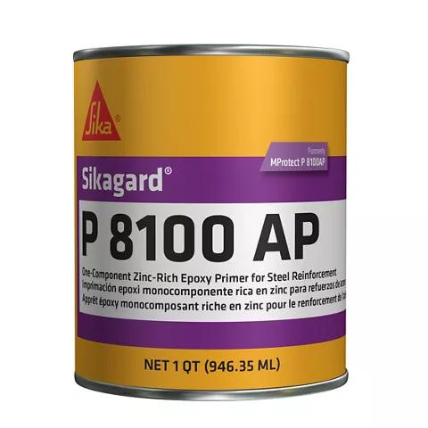  Sikagard P 8100 AP – One-Component Zinc-Rich Epoxy Primer for Rebar (1 Quart Can) 
