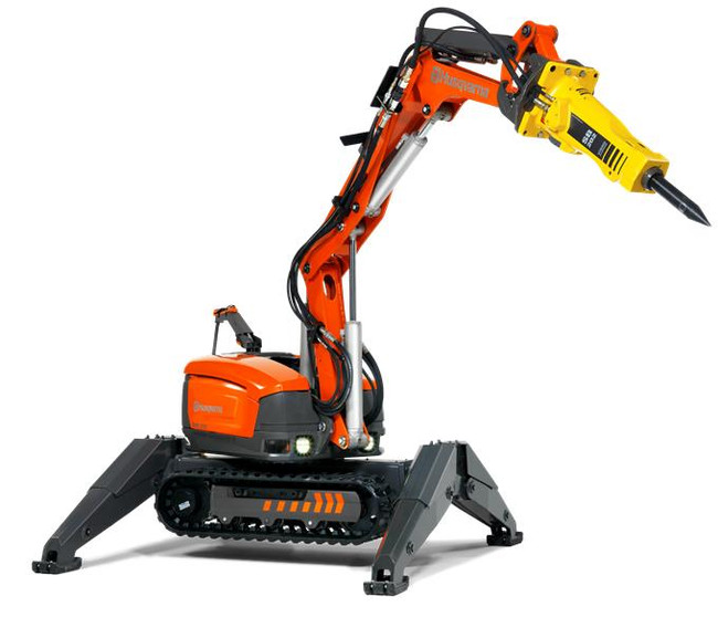 Husqvarna DXR 95 Demolition Robot Rental – Compact Remote