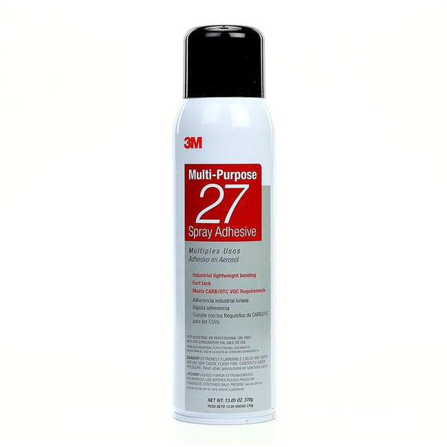 3M™ HoldFast 70 Cylinder Spray Adhesive, Clear, Mini Cylinder (Net Wt 8.5  lb), 1 per case
