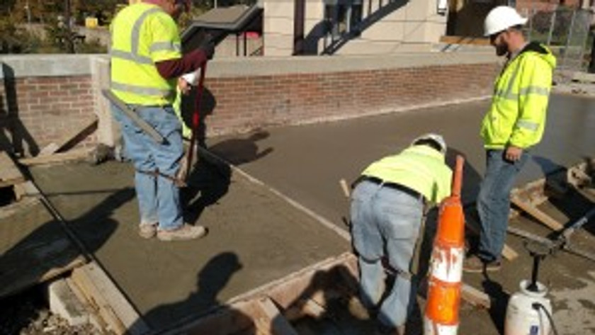 Concrete Repair Materials Used to Reconstruct Pedestrian Rapid Transit Station