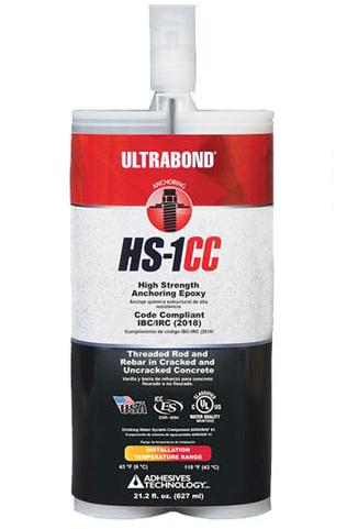 Adhesives Technology Ultrabond HS-1CC Anchoring and Doweling Epoxy