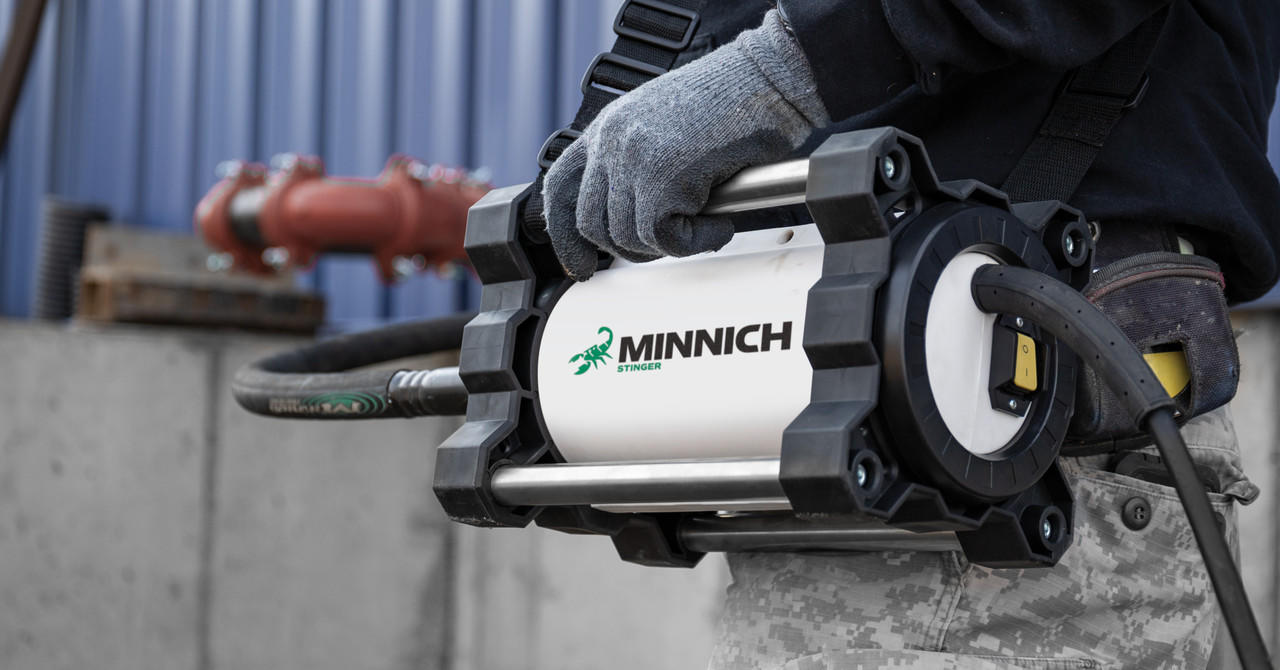 Minnich Stinger Electric, Flex Shaft Concrete Vibrator 