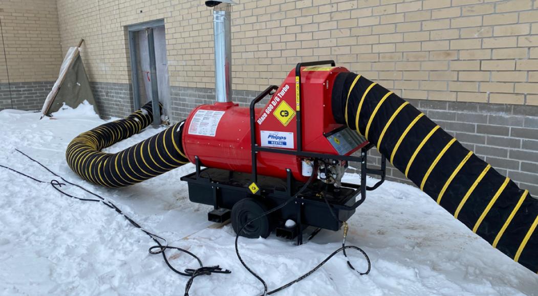  Recirculating Indirect Construction Heating Equipment - Quoted Per Project 