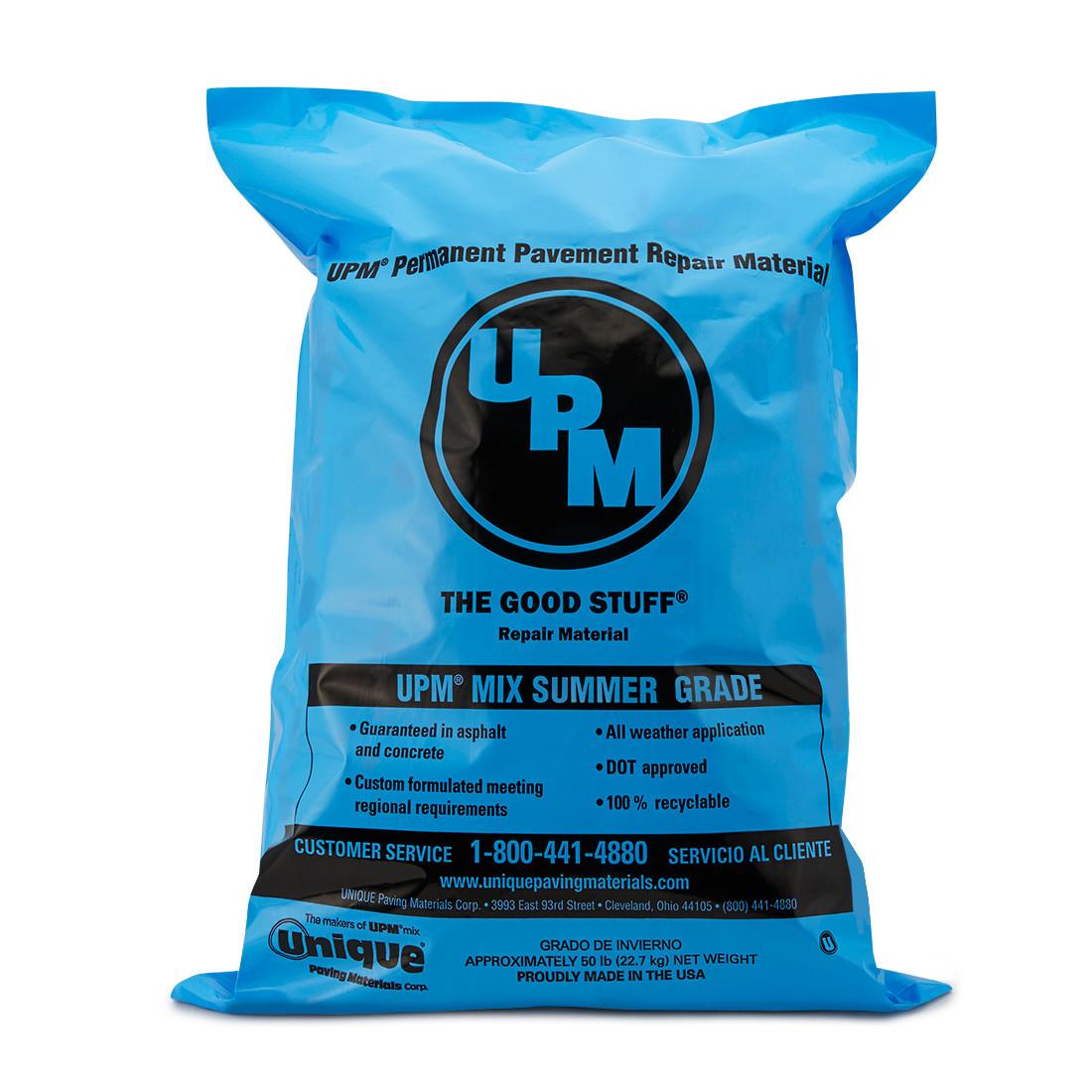 Unique Paving Materials Permanent Pavement Repair Material, aka Cold Patch 