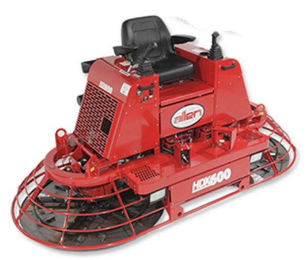 Allen Engineering HDX600 8' Fully Hydraulic Riding Trowel - Rental