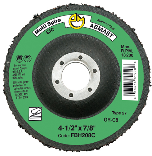 Abmast Spiral Ribbed Flexible Concrete Grinder Discs Abmast Spiral Ribbed Flexible Concrete Grinder Discs