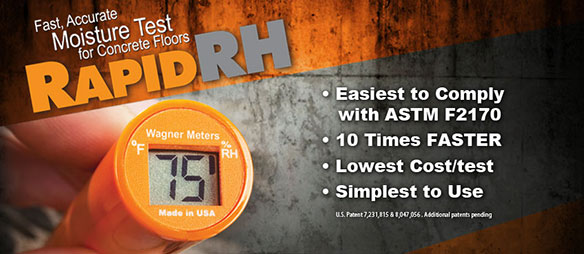 Rapid RH Concrete Moisture Meter Kit Rapid RH Concrete Moisture Meter Kit