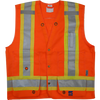 Surveyor Safety Vest, D-Ring Access - Fluorescent Orange  | Viking Outwears
