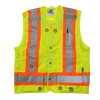 Surveyor Safety Vest, D-Ring Access - Fluorescent Green  | Viking Outwears