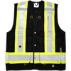 Surveyor Safety Vest, D- Ring Access - Black  | Viking Outwears