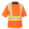 Hook & Loop Sealed Chest Pocket, Reflective Chest Strap - Fluorescent Orange  | Viking Outwears