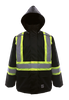 Hooded Safety Jacket - Black  | Viking Outwears