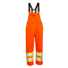 Detachable Bib Safety Pants - Fluorescent Orange  | Viking Outwears