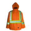 ThermoMAXX® Insulated Jacket w/ Detachable Insulated Hood - Fluorescent Orange  | Viking Outwears