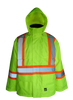 Jacket w/ Detachable Insulated Hood - Fluorescent Green  | Viking Outwears