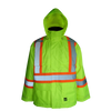 Jacket w/ Detachable Insulated Hood - Fluorescent Green  | Viking Outwears