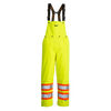 ThermoMAXX® Insulated Safety Pants w/Detachable Bib - Fluorescent Green  | Viking Outwears