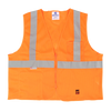 Mesh Safety Vest, Front Zipper Closure - Fluorescent Orange | Viking Outwear