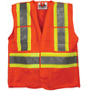 Safety Vest, 4 Pockets, D-Ring Access - Fluorescent Orange | Viking Outwear