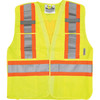 Safety Vest, 4 Pockets, D-Ring Access - Fluorescent Green | Viking Outwear