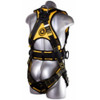 Cyclone Construction Harness w/ Chest Quick-Connect Buckle, Leg Tongue Buckles,