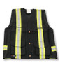 Denier Poly Supervisor Safety Vest | Black 600 | Big K Clothing