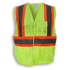 Polyester Lime Green Safety Vest | Big K Clothing