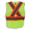 Polyester Lime Green Safety Vest | Big K Clothing