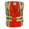 Orange 100% Cotton Traffic Safety Vest | Big K Clothing