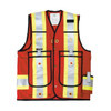 Red 12 oz Cotton Duck Surveyor Safety Vest